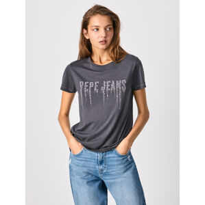 Pepe Jeans dámské šedé tričko DEBO - L (933)